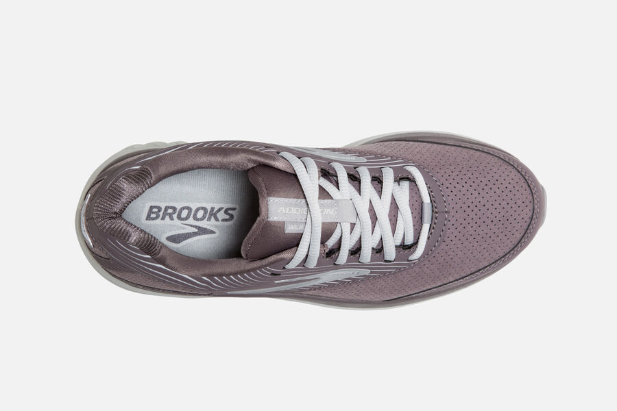 Brooks Addiction Walker Suede Loopschoenen Dames - Donkergrijs - 816709UDE